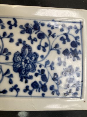 Lot 458 - A COLLECTION OF SIX VARIOUS CHINESE BLUE AND WHITE PORCELAIN TEA CADDIES, 20TH CENTURY