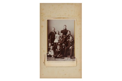 Lot 27 - ALBUM CONTAINING A COLLECTION OF CABINET CARDS