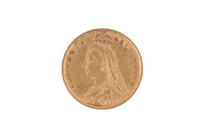 Lot 78 - A QUEEN VICTORIA 1890 GOLD HALF SOVEREIGN COIN