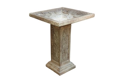 Lot 223 - A CONTEMPORARY RECONSTITUTED STONE BIRD BATH