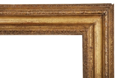 Lot 150 - A FRENCH 19TH CENTURY CARVED AND GILDED FRAME