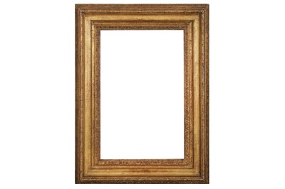 Lot 150 - A FRENCH 19TH CENTURY CARVED AND GILDED FRAME