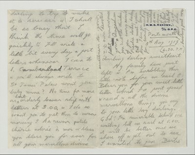 Lot 39 - AN AUTOGRAPH LETTER FROM EDWARD VIII WHEN PRINCE OF WALES