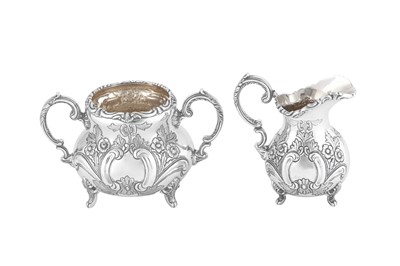 Lot 456 - An Elizabeth II sterling silver four-piece tea and coffee service, Sheffield 1976 by Roberts and Belk