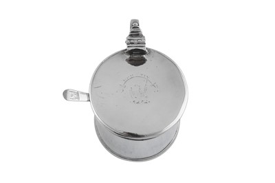 Lot 555 - Cape interest – A George III Scottish sterling silver mustard pot, Edinburgh 1774 by Patrick Robertson