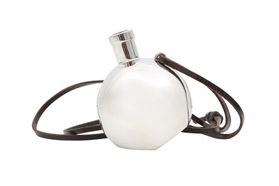 Lot 482 - Hermes Silver Parfum Pendant Necklace