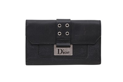 Lot 527 - Christian Dior Black Street Chic Columbus Long Wallet