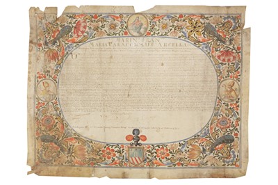 Lot 312 - Diplomas on Parchment.- Marino Francesco Maria Caracciolo Arcella