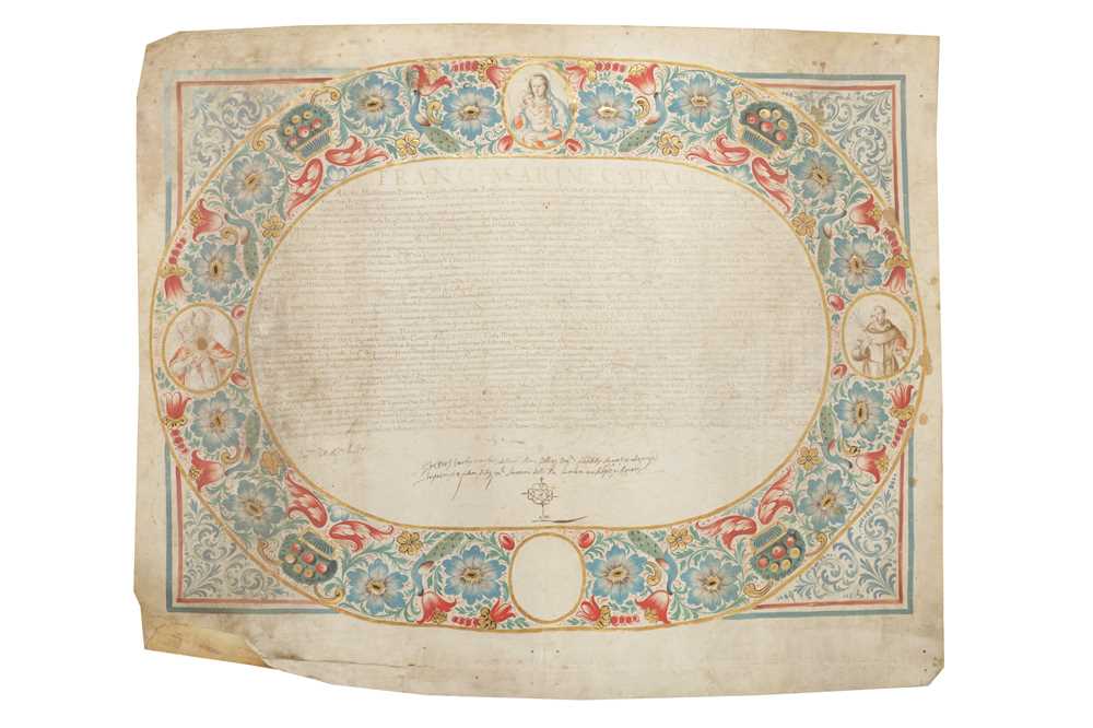 Lot 204 Diplomas on Parchment. Marino Francesco