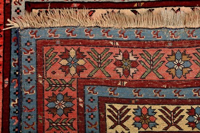 Lot 633 - A FINE EAST CAUCASIAN RUG