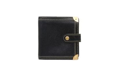 Lot 345 - Louis Vuitton Black Suhali Wallet