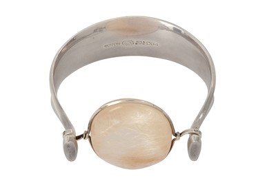 Lot 138 - Viviana Torun for Georg Jensen I A rutilated quartz bracelet