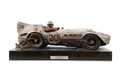 Lot 358 - STANLEY WANLESS (b1941) 'FAST COMPANY' COLD PAINTED BRONZE SCULPTURE