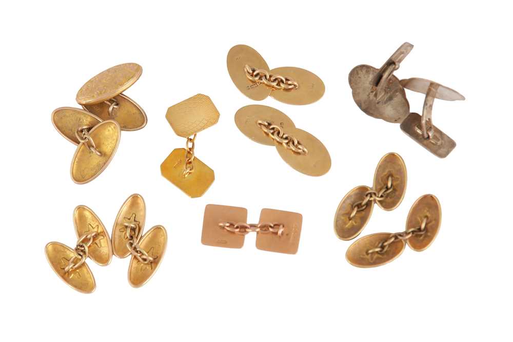 Lot 90 A GROUP OF CUFFLINKS