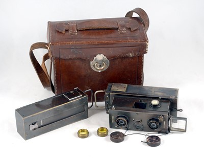 Lot 343 - An Uncommon French L'Aeroscope Ontoscope Stereo Plate Camera.
