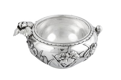 Lot 244 - An early 20th century Japanese silver bowl, Yokohama circa 1920 by Bisansha