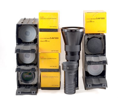 Lot 72 - Group of 12 Kodak & Other Projection Lenses.
