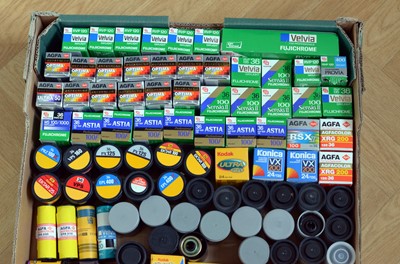 Lot 635 - Over 100 Rolls of Outdated Film.