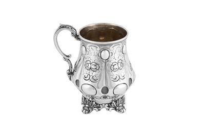 Lot 92 - A mid-19th century Indian Colonial silver pint mug, Calcutta circa 1860 by Allan and Hayes (first mentioned 1856, dissolved 1867)