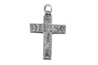 Lot 682 - A William and Mary late 17th century unmarked silver recusant cross, circa 1690