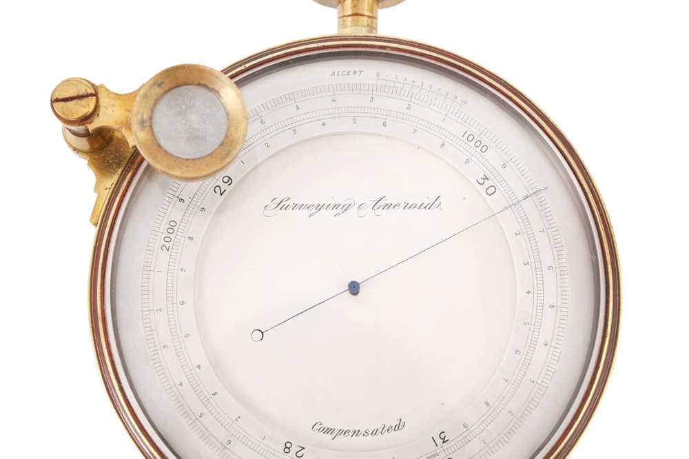 Lot 338 A SURVEYING ANEROID BAROMETER, CIRCA 1900