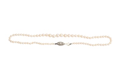 Lot 240 - A PEARL NECKLACE BY BIRKS