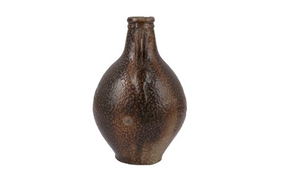 Lot 124 - A 17TH CENTURY SALT GLAZED STONEWARE BELLARMINE JUG