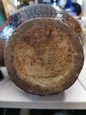 Lot 124 - A 17TH CENTURY SALT GLAZED STONEWARE BELLARMINE JUG