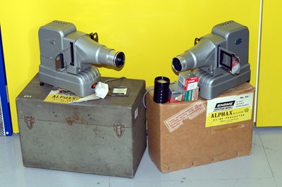 Lot 59 - A Pair of Gnome Alphex 6x6 & 35mm Slide Projectors.
