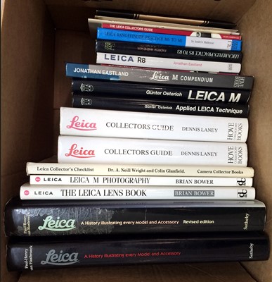 Lot 642 - A Good Box of Leica Books, inc Collectors Guides etc.