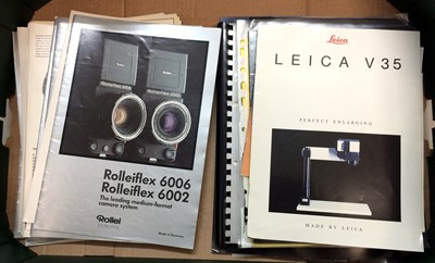 Lot 307 - A Quantity of Rollei, Leica & Other Brochures & Leaflets.