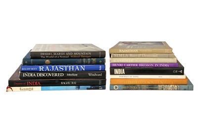 Lot 836 - FOURTEEN REFERENCE BOOKS ON INDIA AND NEPAL