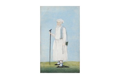 Lot 351 - A STANDING PORTRAIT OF A HOLY MAN