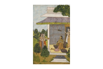 Lot 202 - A LADY BEING OFFERED PAAN