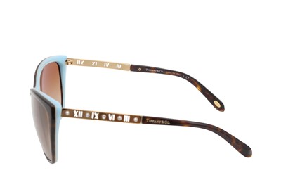 Lot 35 - Tiffany & Co Brown Havana Atlas Sunglasses