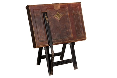 Lot 163 - AN AESTHETIC MOVEMENT FOLIO STAND