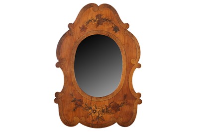 Lot 181 - A SMALL LATE 19TH CENTURY DRESSING TABLE MIRROR