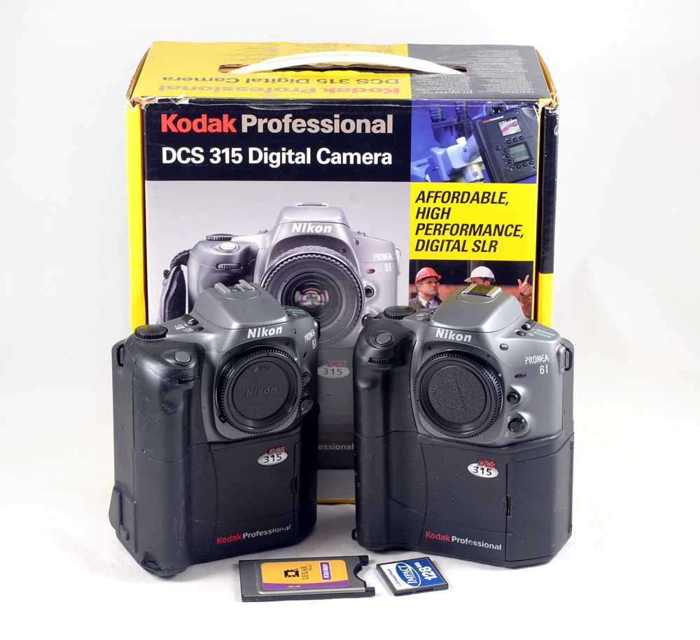 Lot 467 - Pair of Kodak DCS315 DSLR Digital Camera Bodies.