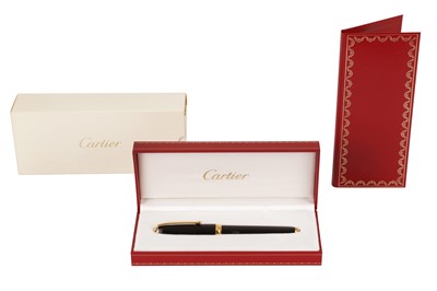 Lot 275 - A FRENCH LOUIS CARTIER 'STYLO PLUME M' FOUNTAIN PEN