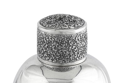 Lot 180 - An early to mid-20th century Cambodian silver cocktail shaker, circa 1930-50