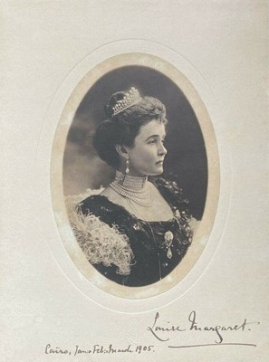 Lot 34 - SIGNED PHOTOGRAPHS OF PRINCESS LOUISE MARGARET, DUCHESS OF CONNAUGHT AND HER DAUGHTER PATRICIA