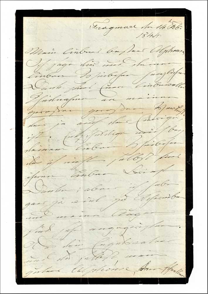 Lot 13 - AUTOGRAPH LETTER FROM VICTORIA, DUCHESS OF KENT AND MOTHER TO QUEEN VICTORIA