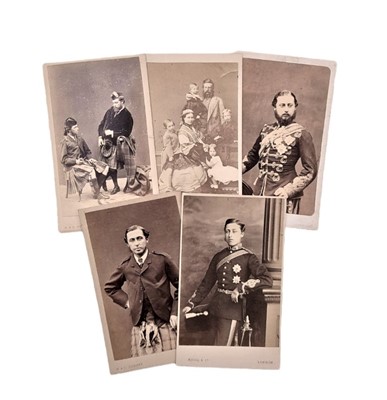 Lot 20 - A SELECTION OF CARTE DE VISITE FEATURING MEMBERS OF THE BRITISH ROYAL FAMILY