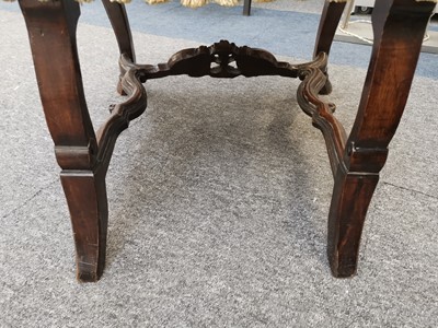 Lot 11 - A SET OF THREE GEORGE I WALNUT AND FRUITWOOD SIDE CHAIRS