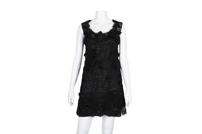 Lot 257 - Dolce & Gabbana Black Lace Sleeveless Dress