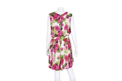 Lot 34 - Dolce & Gabbana Silk Floral Print Sundress - Size 46