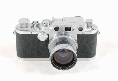Lot 136 - A Chrome Leica IIIc, circa 1950.