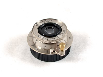 Lot 244 - Leitz Elmar 3.5cm f3.5 Screw Mount Lens.