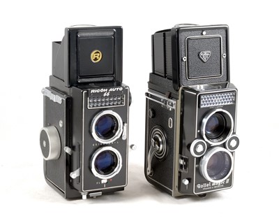 Lot 300 - Rollei Magic & Ricoh Auto 66 TLRs.