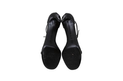 Lot 31 - Saint Laurent Black Amber 85 Sandal - Size 40.5